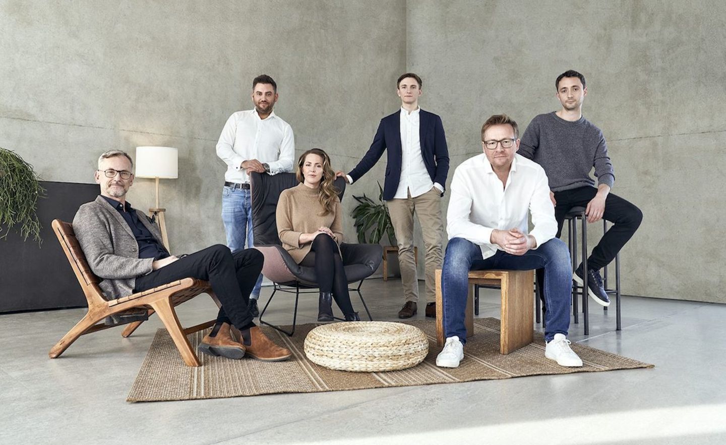 Das Penta-Management um CEO Marko Wenthin (zweiter von rechts)