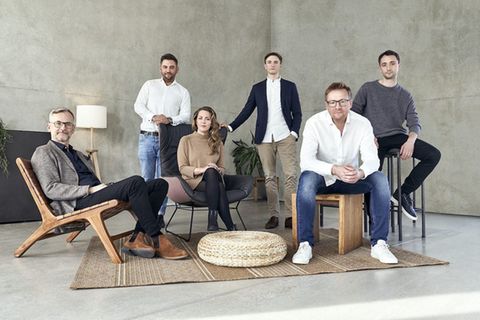 Das Penta-Management um CEO Marko Wenthin (zweiter von rechts)