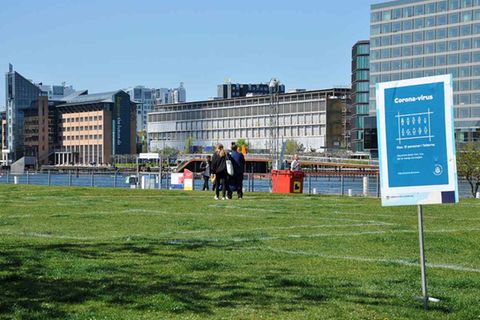 Parks sind wieder zugänglich in Dänemark, es gelten aber nach wie vor Abstandsregeln