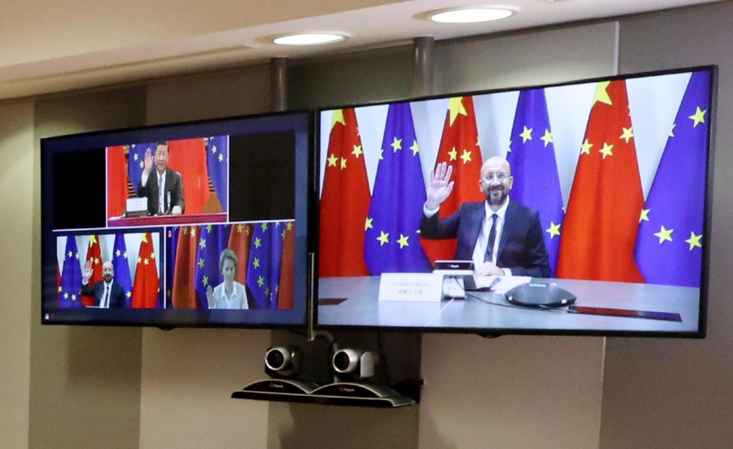 EU-China-Gipfel in Corona-Zeiten: Die Chefs der europäischen Institutionen trafen sich zur Videokonferenz mit der chinesischen Führung