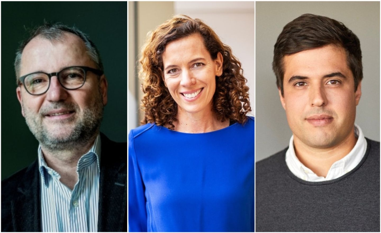Die Branchenkenner Marcus Mosen, Miriam Wohlfarth und Ramin Niroumand (von links).