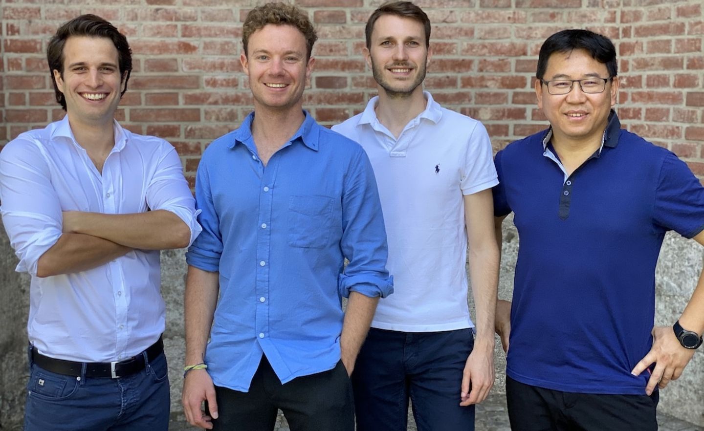 Das Gründerteam von InsurQ: Alexander Le Prince, Johannes Breulmann, Iven Schorr und Laibing Yang