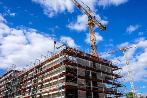 Baustelle in Essen: In der Immobilienwirtschaft geht es immer noch analog zu
