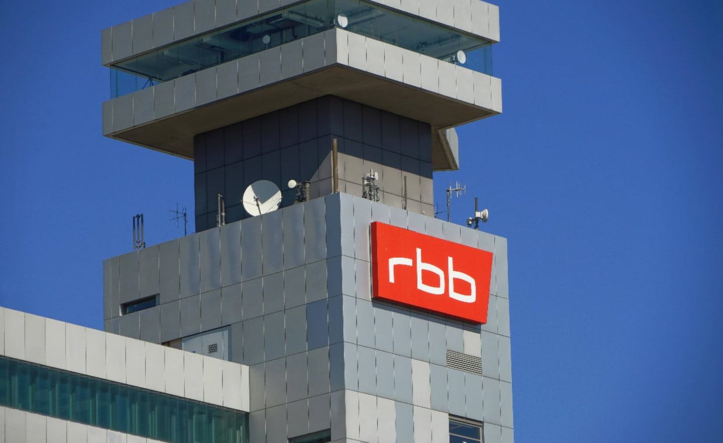 Das rbb-Sendezentrum in Berlin