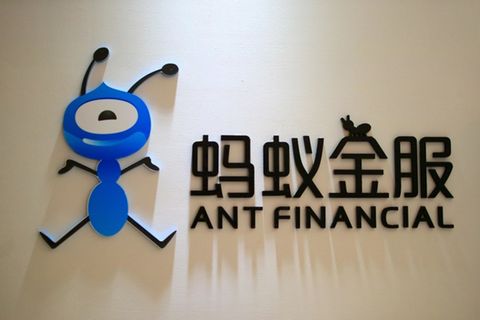 Königsameise im Fintech-Staat? Das Ant-Logo in Hangzhou