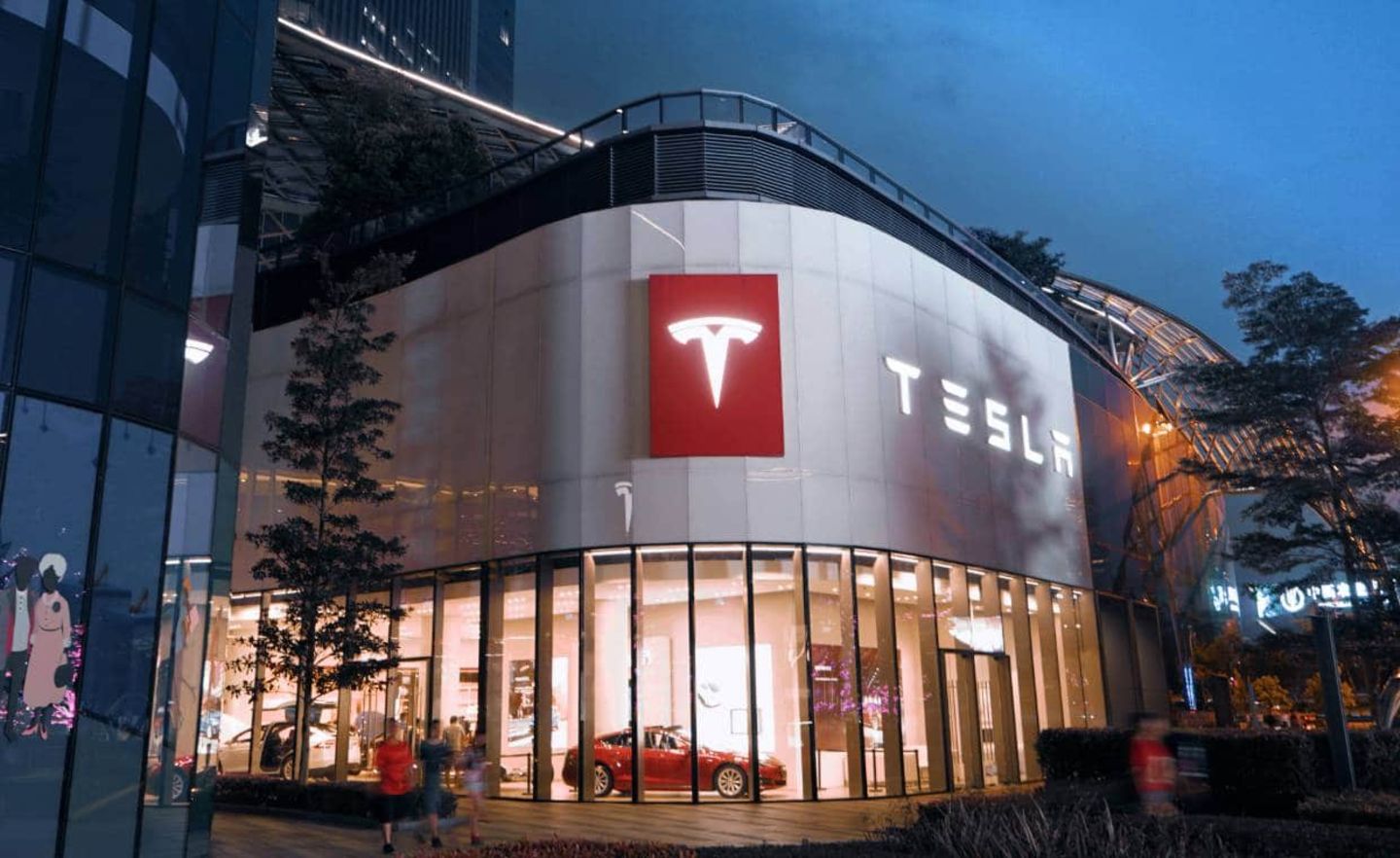 Genauso cool wie Apple: Tesla-Showroom in China