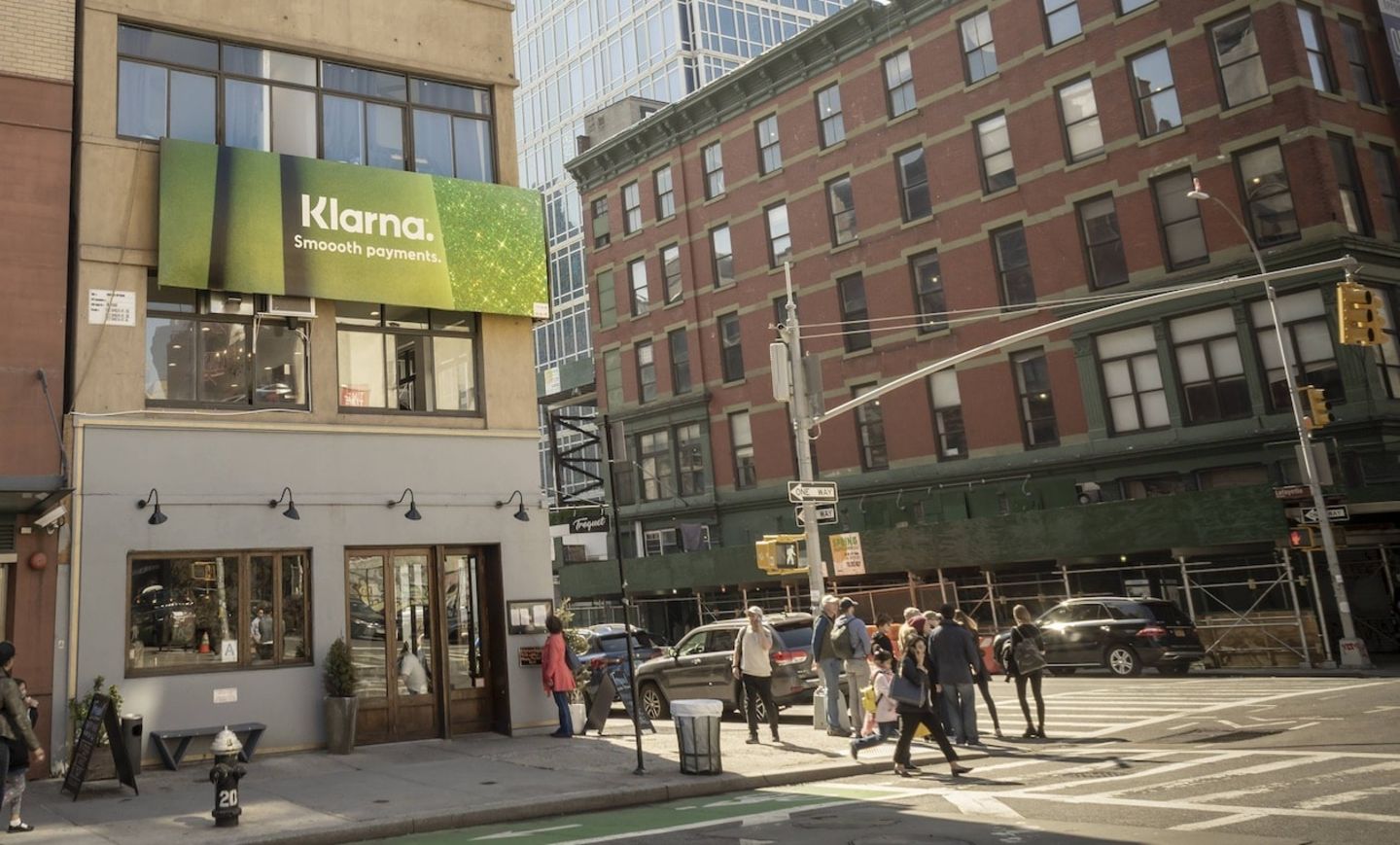 Klarna-Werbung in New York