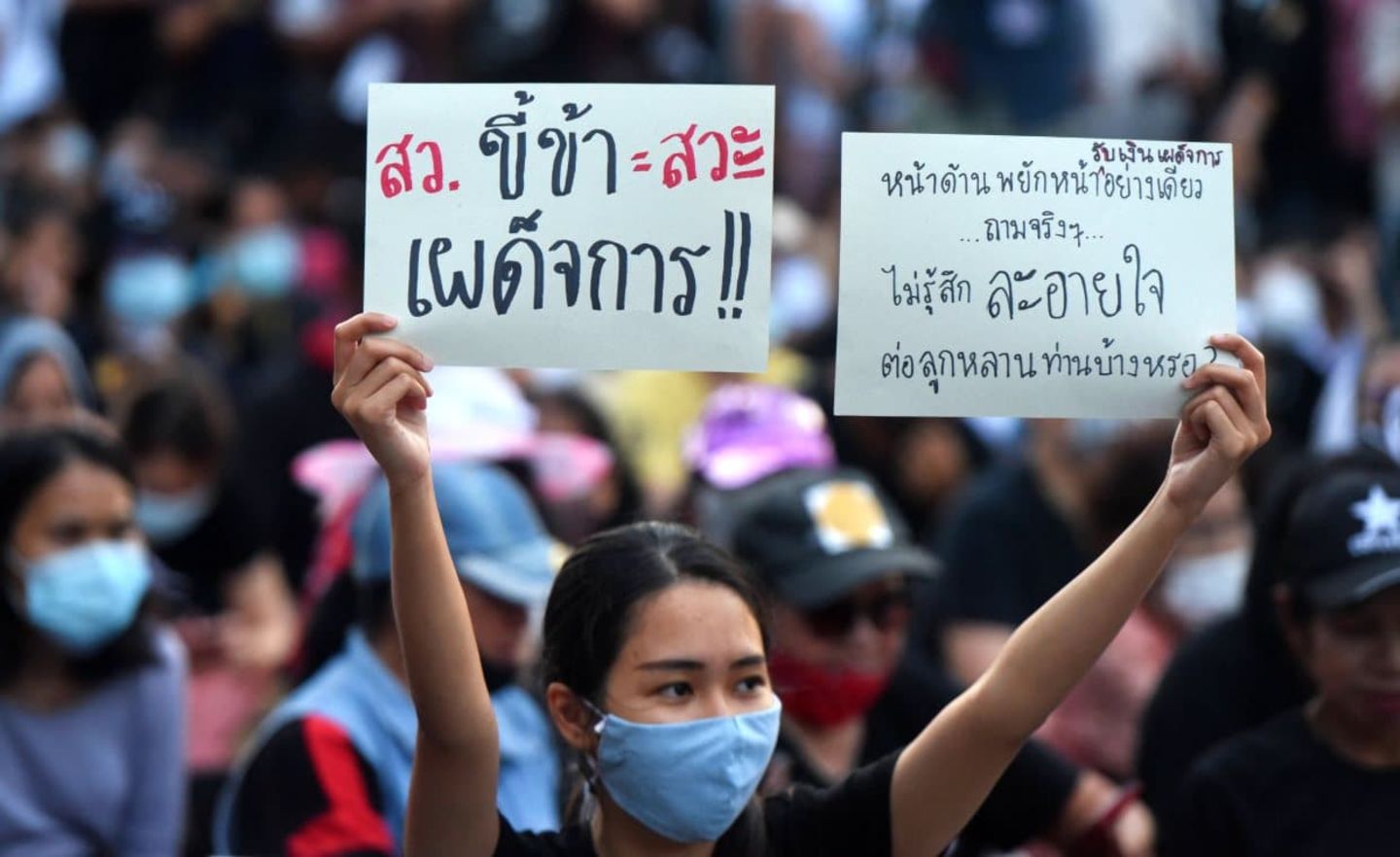 In Thailand demonstrieren vor allem Jugendliche für mehr Freiheit