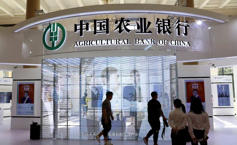 Die Agricultural Bank of China schafft es beim Umsatz weltweit nur auf Platz 35. Beim Gewinn aber reichen 30,1 Mrd. Dollar (plus 0,1 Prozent) im internationalen Vergleich für Platz neun.