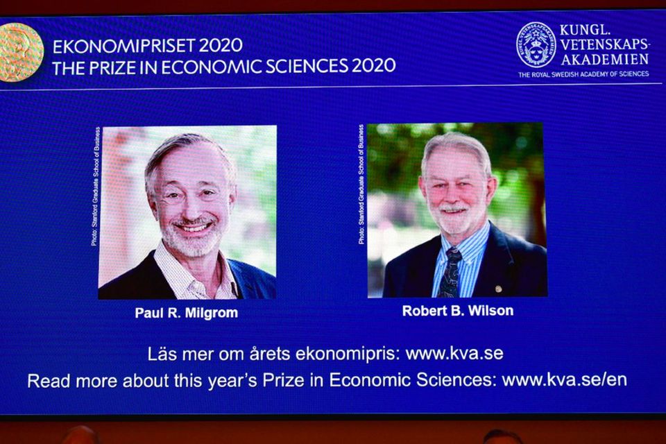 Paul R. Milgrom und Robert B. Wilson wurden für ihren Beitrag zur Auktionstheorie mit dem Wirtschaftsnobelpreis geehrt
