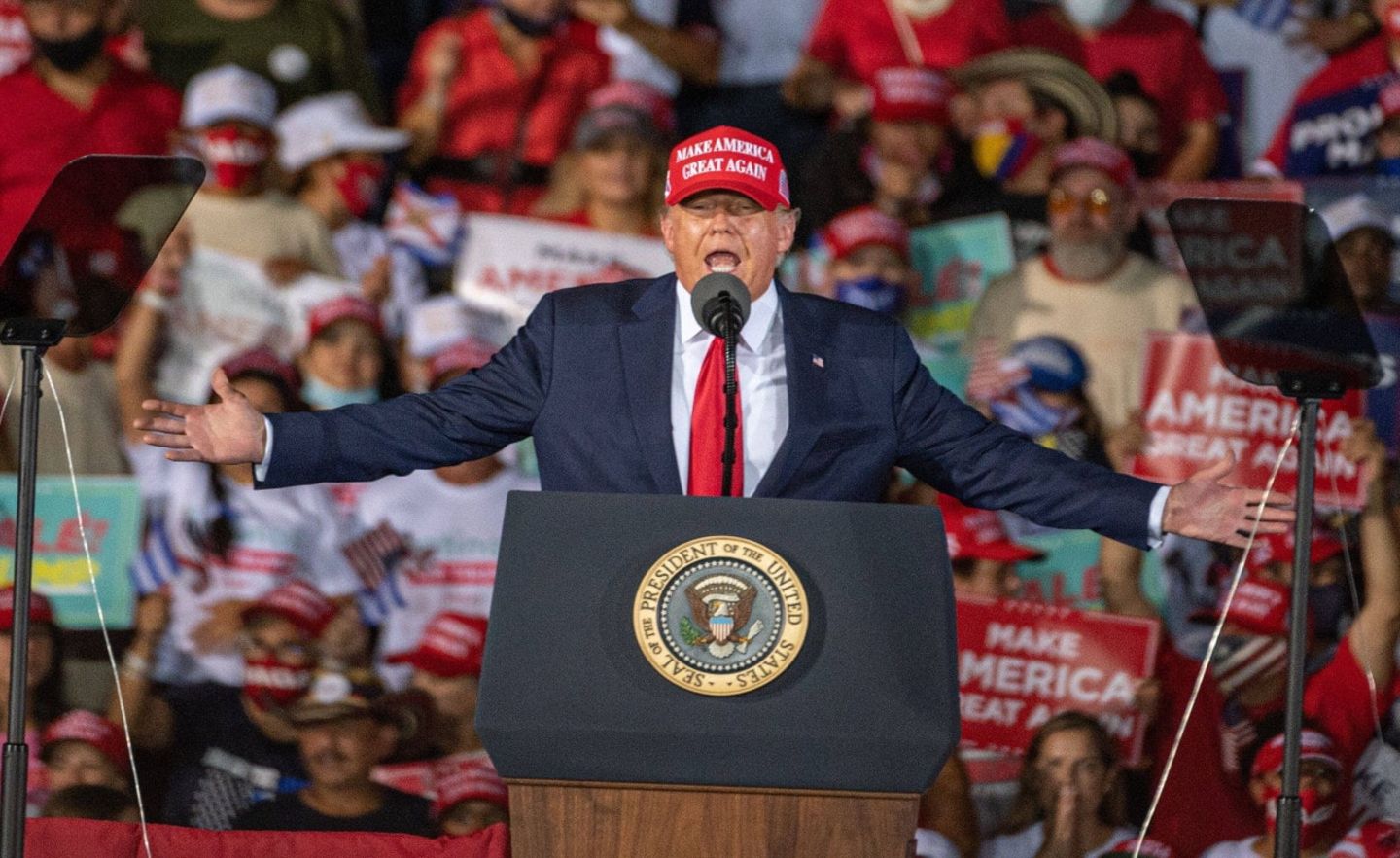 US-Präsident Donald Trump setzt im Wahlkampf auf Populismus.