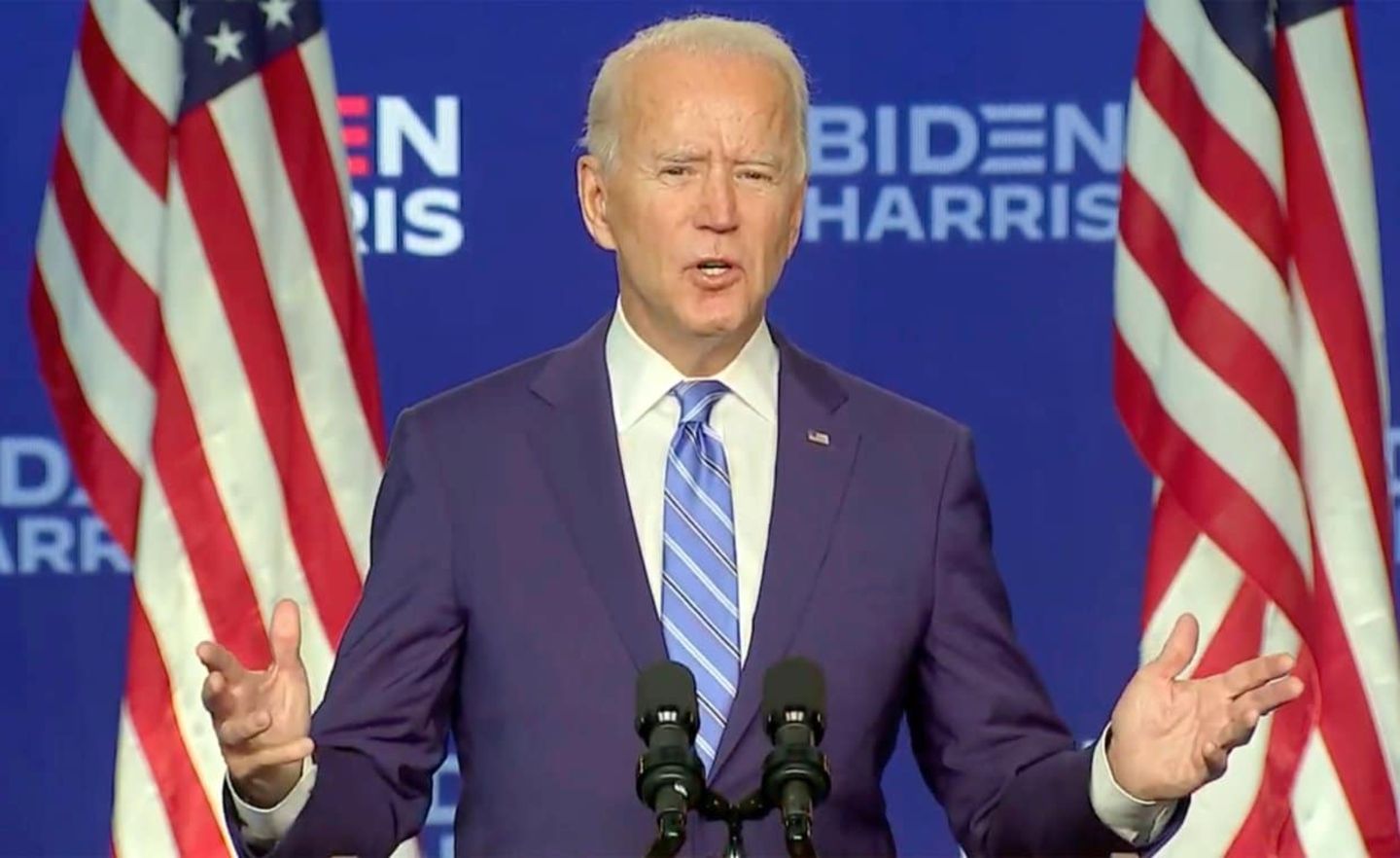 Joe Biden plant für eine mögliche Präsidentschaft Milliardeninvestitionen in öffentliche Güter von moderner Infrastruktur über saubere Energie bis hin zu Bildung und Gesundheit.