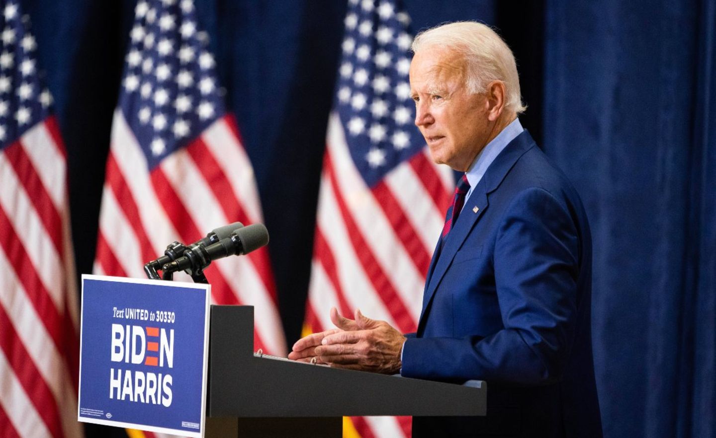 Designierter Präsident Joe Biden. Während Donald Trump die Niederlage nicht eingesteht, bereitet Biden den Übergang vor.