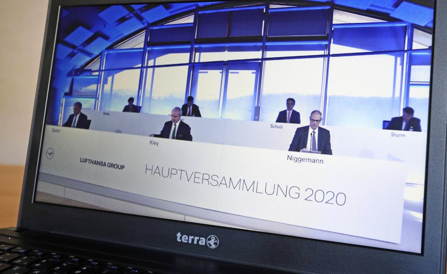 Die Hauptversammlung der Lufthansa fand im Frühjahr online statt