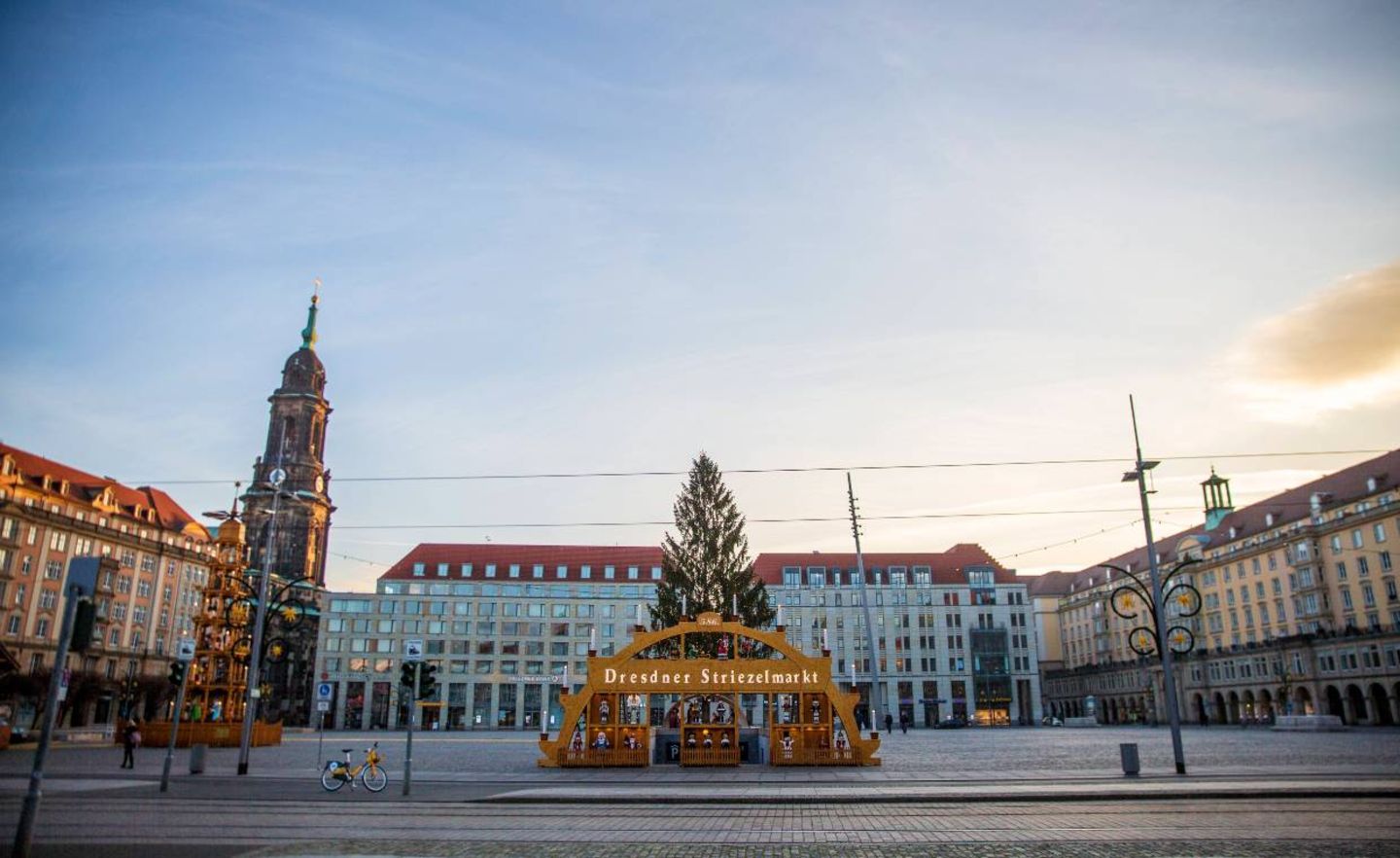 Wie so viele Weihnachtsmärkte fällt auch der Striezelmarkt in Dresden aus