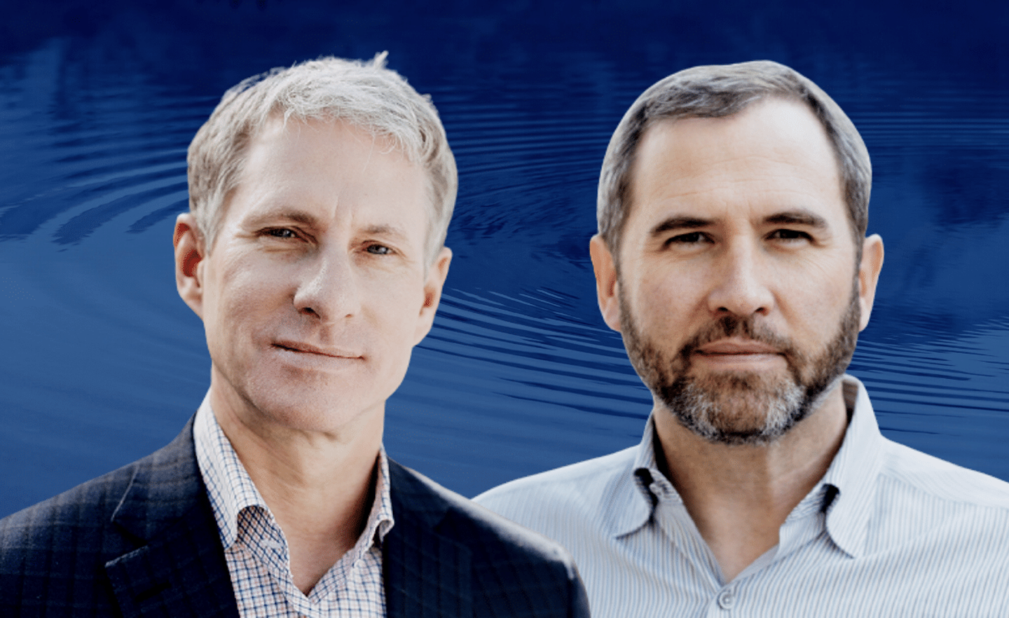 Die US-Finanzaufsicht hat Vorwürfe gegen Ripple-Mitgründer Chris Larsen (links) und CEO Brad Garlinghouse erhoben
