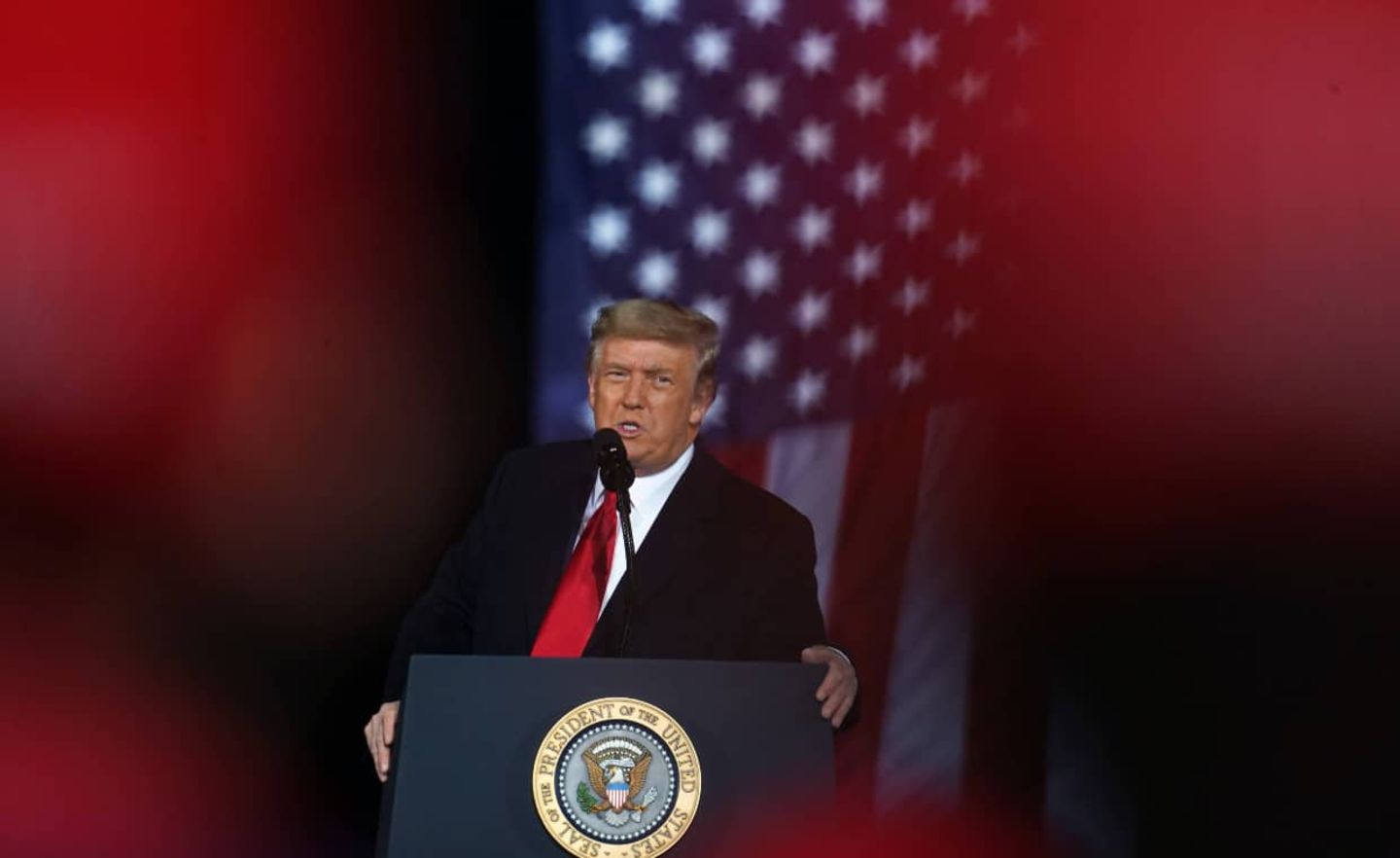Trump scheint über eine Kandidatur für die Präsidentschaft 2024 nachzudenken.