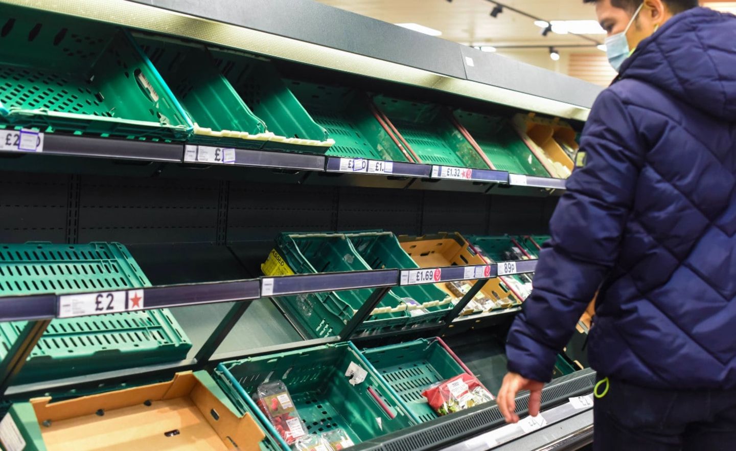 Chefs von Handelsketten warnen: Es könnte zu leeren Supermarktregalen in Nordirland kommen.