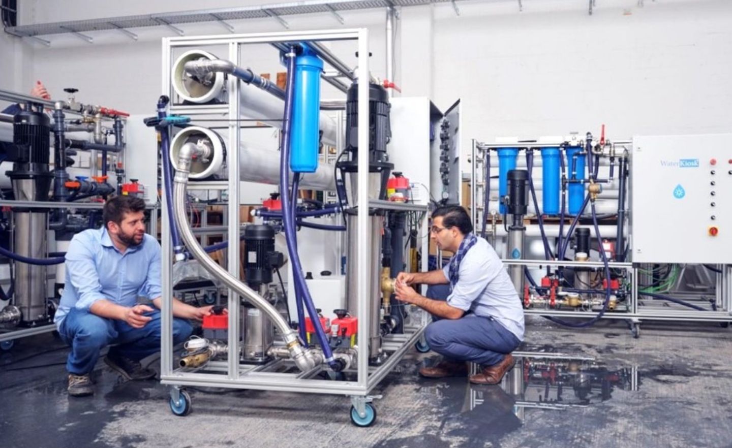Mit dem „Winture Planet Cube“ haben Ali Al-Hakim und Hamed Beheshti eine solarbetriebene Wasseraufbereitungsanlage entwickelt