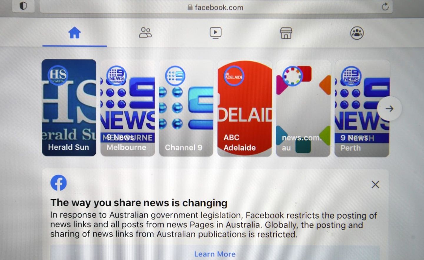 Facebook sperrte zwischenzeitlich australische Medieninhalte