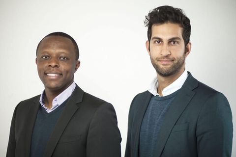 Die Flex-Payment-Gründer Aimé Ndayisaba und Cemil Arslan (von links).