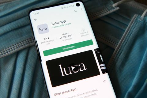 Die Luca App ermöglicht eine verschlüsselte Kontaktdatenübermittlung