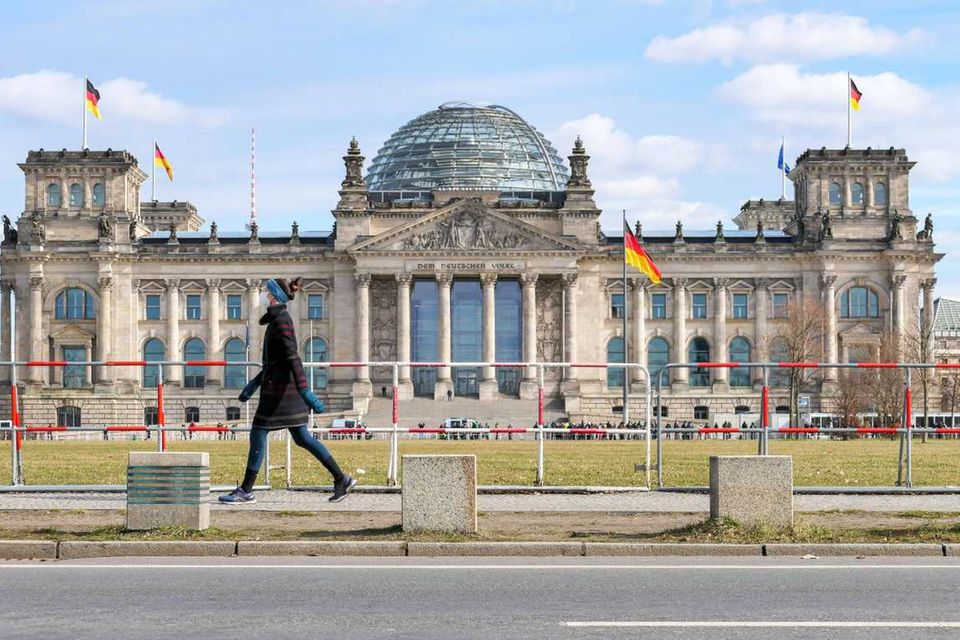 Bundestagsgebäude in Berlin