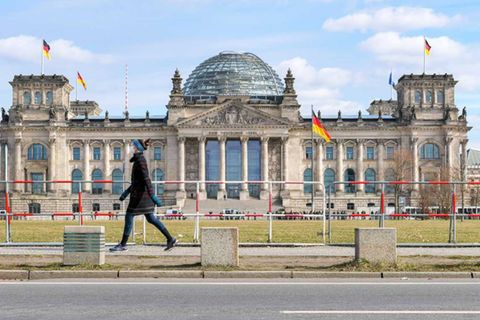 Bundestagsgebäude in Berlin