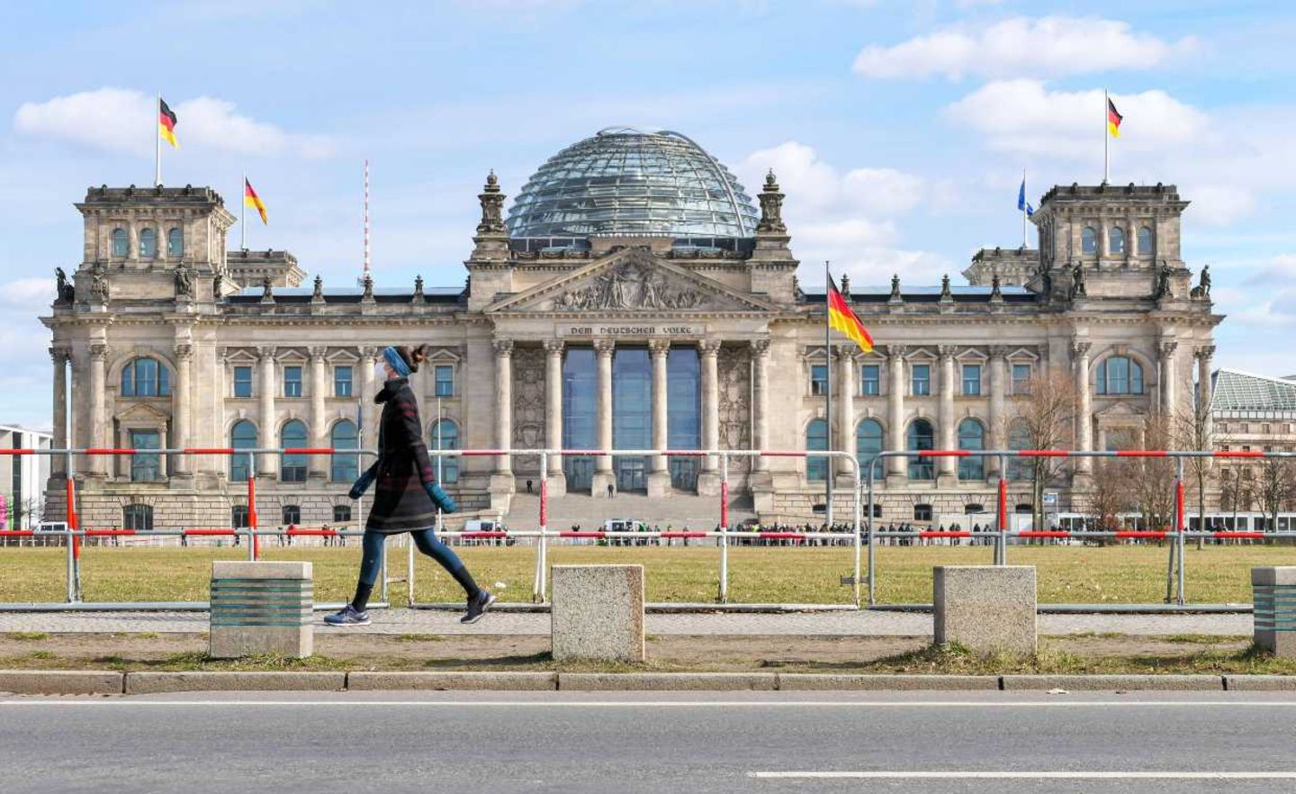 Bundestagsgebäude in Berlin