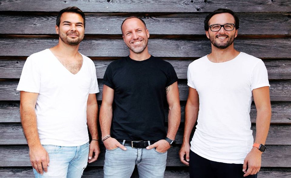 Die everdrop-Gründer Daniel Schmitt-Haverkamp, Chris Becker und David Löwe. / Foto: everdrop