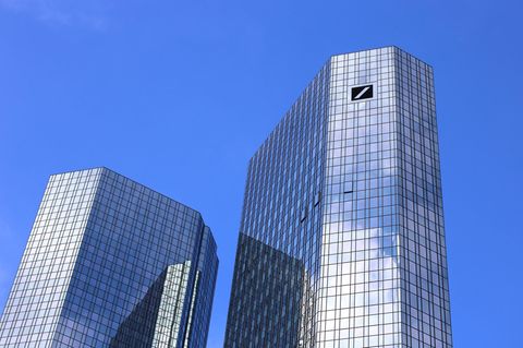 Das Deutsche-Bank-Hochhaus in Frankfurt