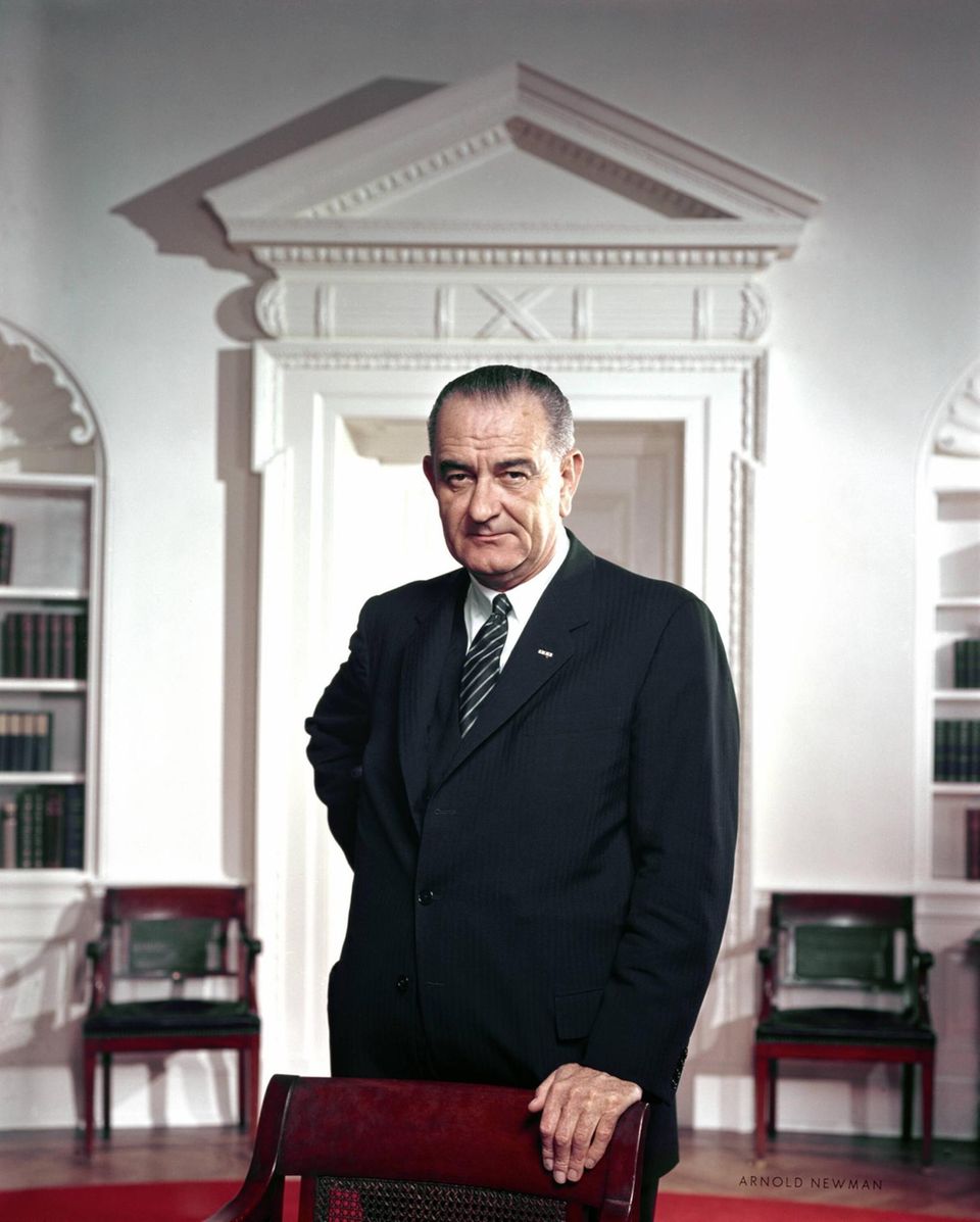 BILD Lyndon B. Johnson war von 1963 bis 1969 US-Präsident. Er steht für eine Reihe sozialpolitischer Reformen