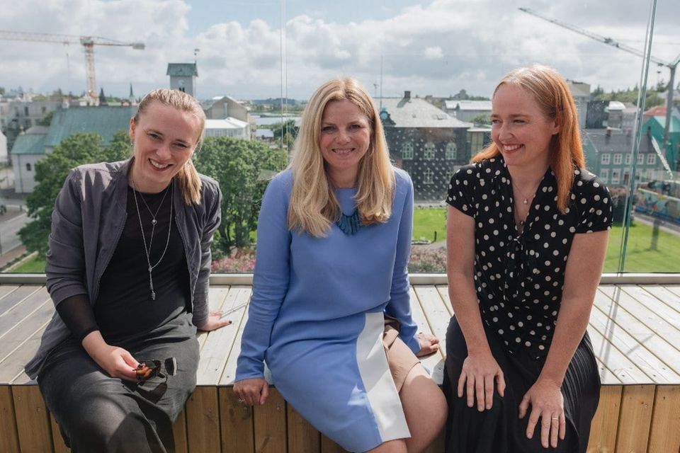 Die Gründerinnen von Crowberry Capital: Jenny Ruth Hrafnsdottir, Helga Valfells, Hekla Arnardottir (v.l.n.r.).