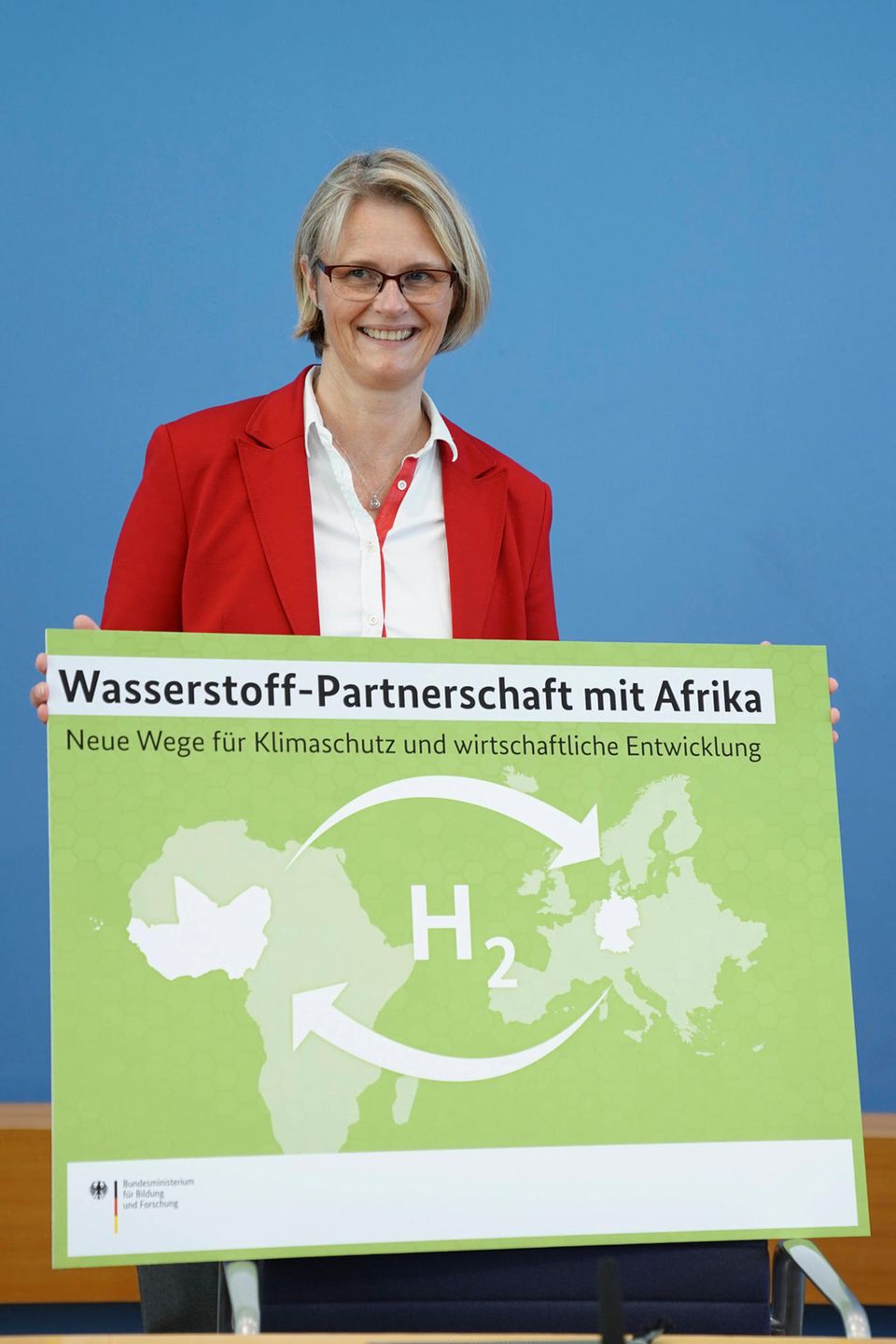 Forschungsministerin Anja Karliczek setzt große Hoffnungen auf eine Wasserstoff-Partnerschaft mit Westafrika