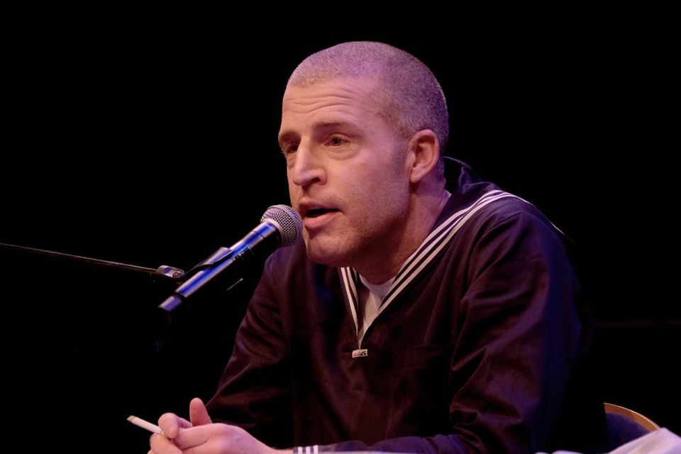 Benjamin von Stuckrad Barre bei einer Lesung in Göttingen im November 2018