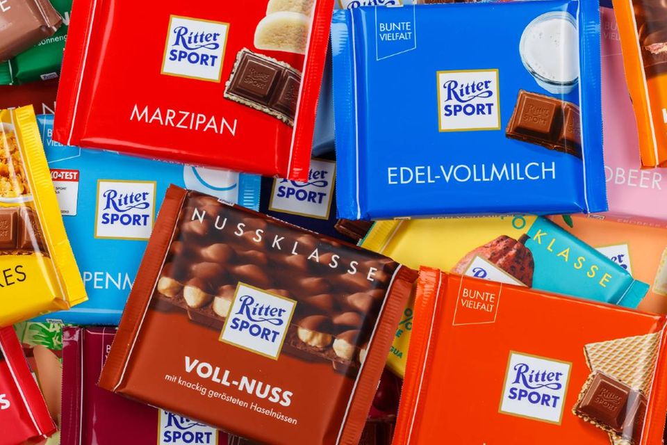 Ritter Sport - die Schokoladenmarke mit der markenrechtlich geschützten Knick-Öffnung