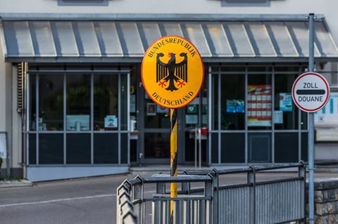 Grenzübergang nach Deutschland