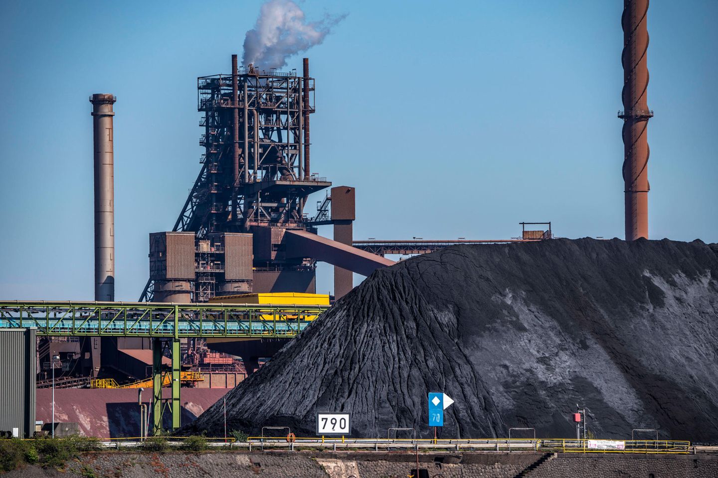 Thyssenkrupp-Stahlwerk in Duisburg-Marxloh