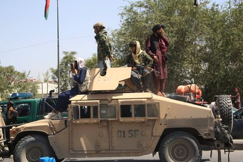 Taliban-Kämpfer in Kabul