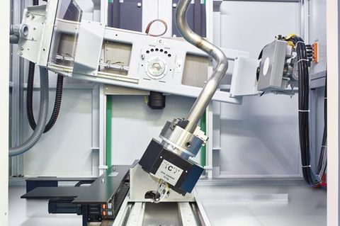 Blick ins Innere eines Yxlon-Systems