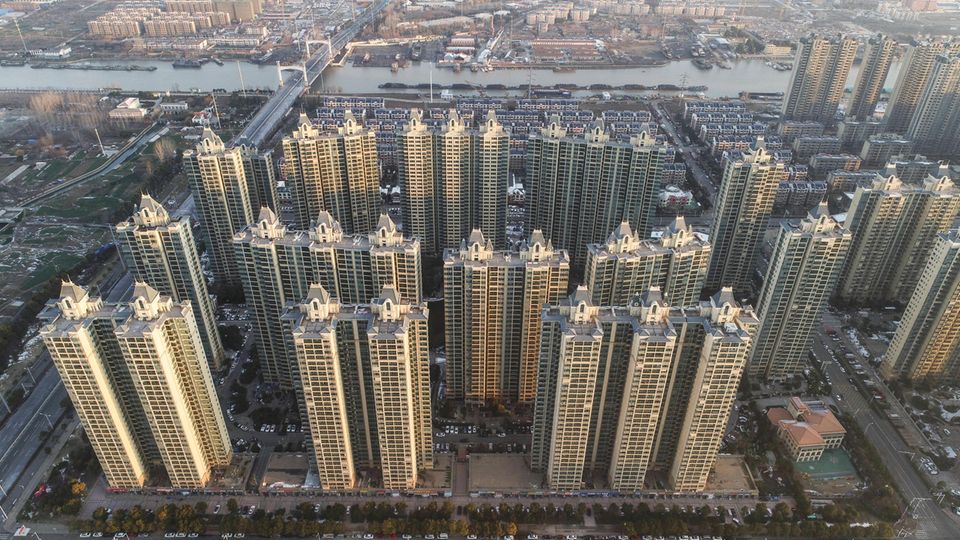 Evergrande Metropolis in der Provinz Jiangsu