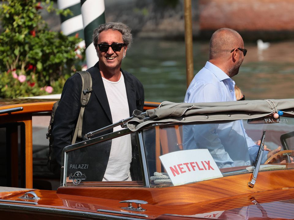 Paolo Sorrentino bei seiner Ankunft in Venedig: Sein neuer Film wird bei Netflix zu sehen sein
