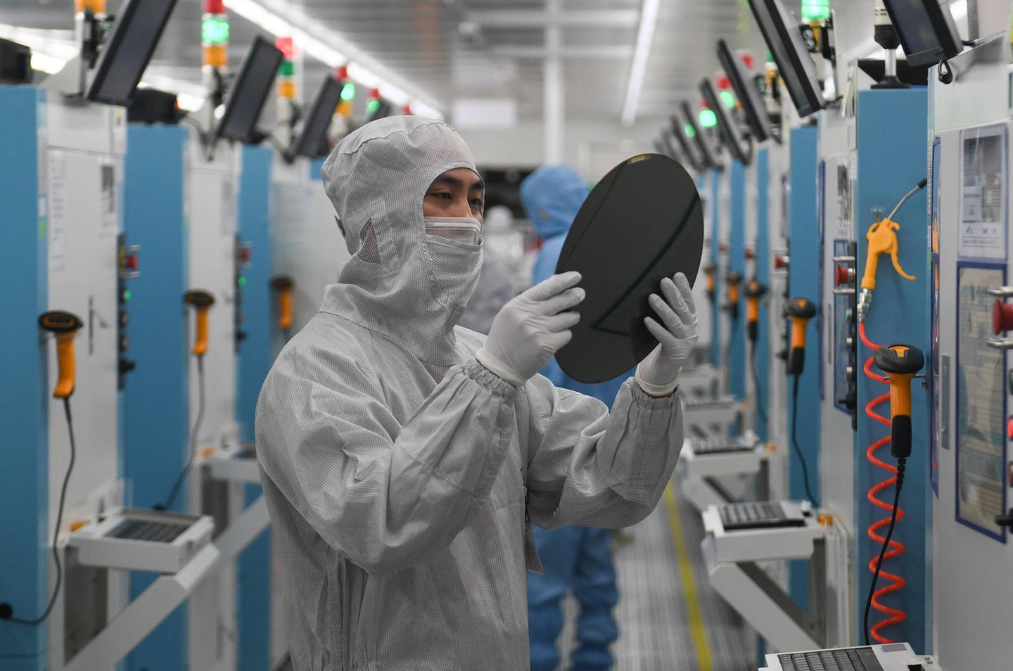Produktion in einer chinesischen Chip-Fabrik