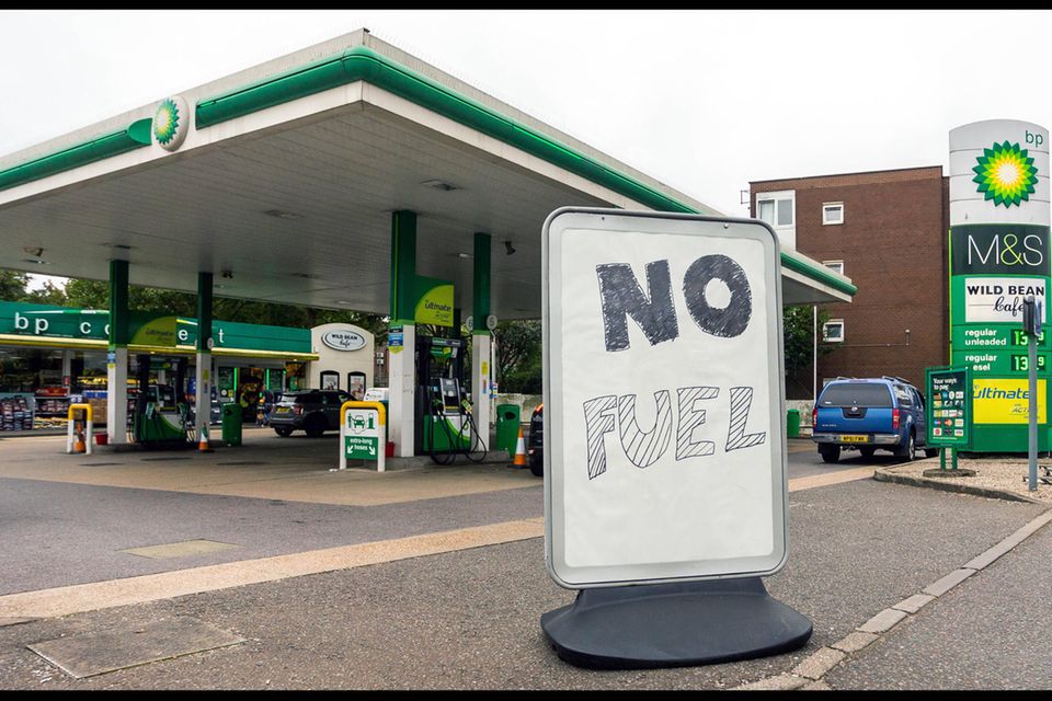 Kein Kraftstoff: Die Belieferung der Tankstellen in Großbritannien stockt