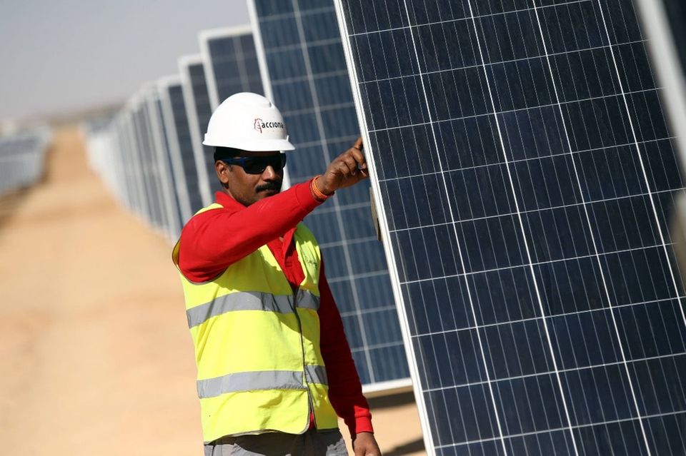 Der von China gebaute Solarpark Benban in Ägypten. Mit einer Finanzierung hat der Global Climate Fund die Weichen für den Ausbau grüner Energie gestellt.