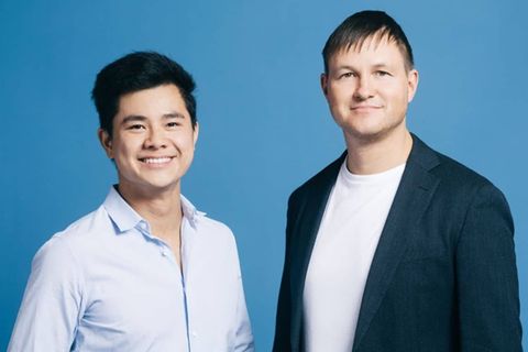 Das Team hinter dem neuen Krypto-Fonds Ha Duong (links) und Jan Beckers