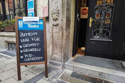 In diesem Münchner Restaurant gelten schon strenge Zutrittsregeln