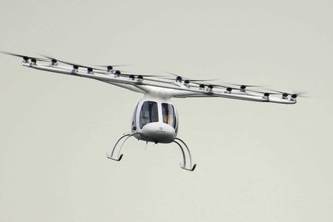 Der Testflug in Singapur.