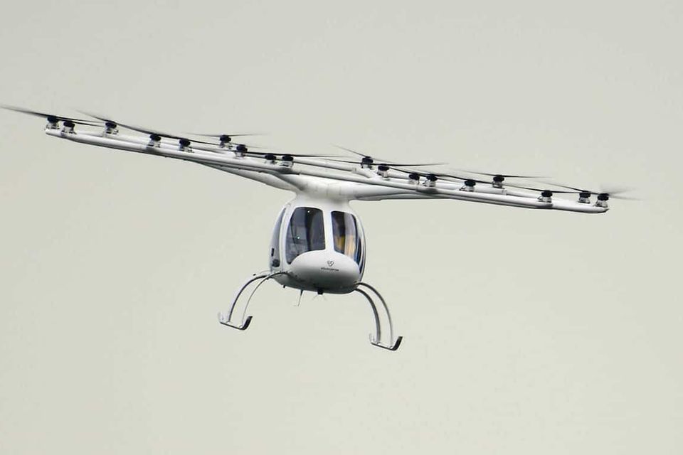 Der Testflug in Singapur.