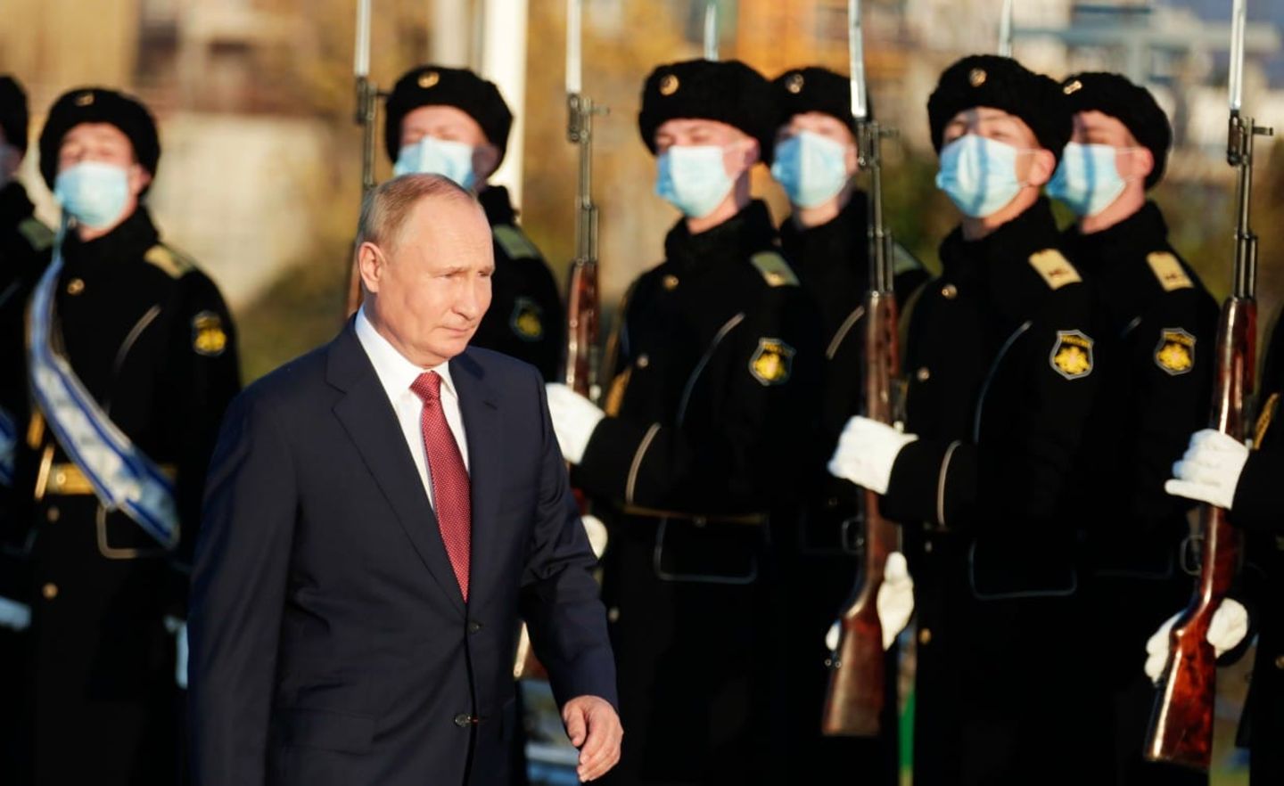 Russlands Präsident Putin im November bei einem Besuch in Sewastopol: Russland hat die Krim 2014 von der Ukraine annektiert